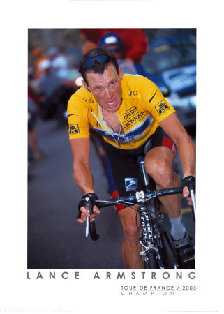 Lance Armstrong, 2003 Tour De France by Graham Watson Pricing Limited Edition Print image