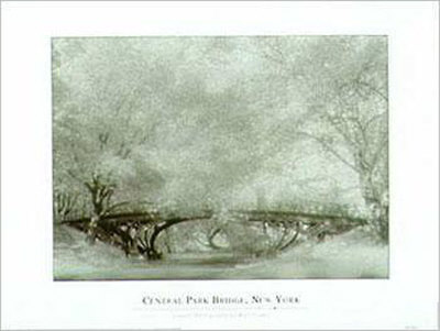 Central Park Bridge New York by Ralph Uicker Pricing Limited Edition Print image