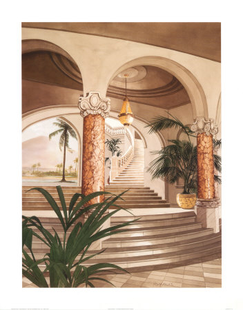 Palm Court I by Roy Avis Pricing Limited Edition Print image