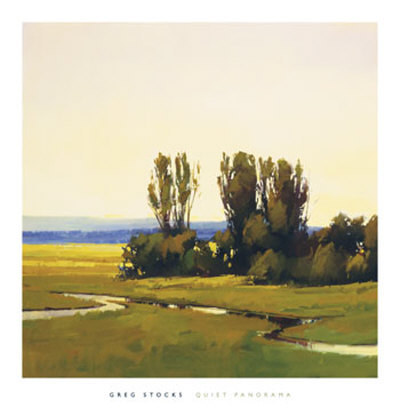 Quiet Panorama, Left Panel by Greg Stocks Pricing Limited Edition Print image