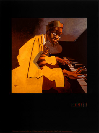 Piano Man I by Justin Bua Pricing Limited Edition Print image