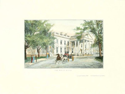 Washington D.C., White House 1891 by George Goodwin Kilburne Pricing Limited Edition Print image