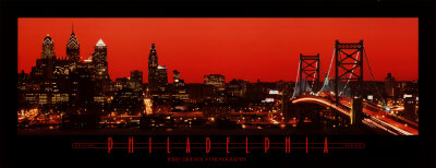 Philadelphia-Glowing by Jerry Driendl Pricing Limited Edition Print image