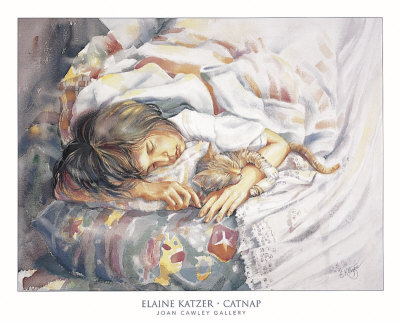 Catnap by Elaine Katzer Pricing Limited Edition Print image