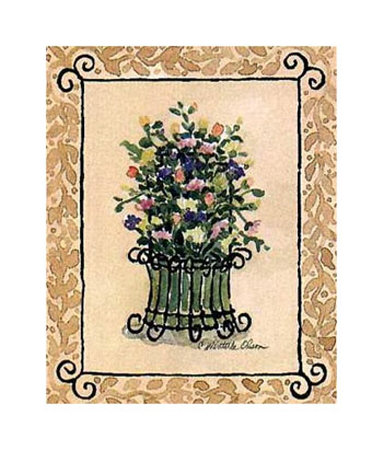 Floral Basket Iii by Charlene Winter Olson Pricing Limited Edition Print image