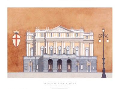 Teatro Alla Scala, Milan by Andras Kaldor Pricing Limited Edition Print image