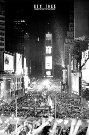 New York-Times Sq (B&W) by Jerry Driendl Pricing Limited Edition Print image