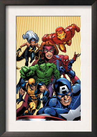 Marvel Two-In-One #14 Cover: Avengers And X-Men by Leonard Kirk Pricing Limited Edition Print image