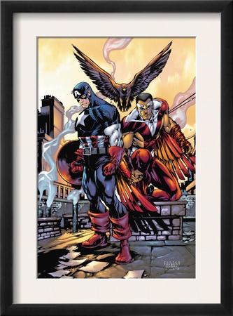 Captain America And The Falcon #10 Cover: Captain America And Falcon by Howard Porter Pricing Limited Edition Print image