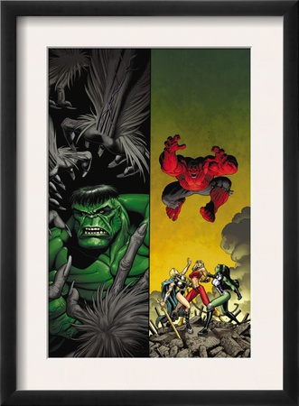 Hulk #7 Cover: Hulk And Rulk by Arthur Adams Pricing Limited Edition Print image