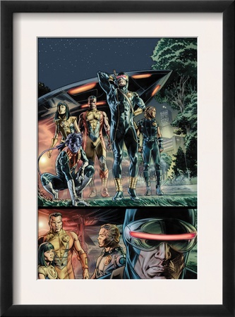 Wolverine: Origins #34 Group: Cyclops, Nightcrawler, Colossus, Cannonball And Armor by Doug Braithwaite Pricing Limited Edition Print image