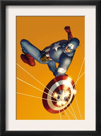 The Marvels Project #6 Cover: Captain America by Steve Epting Pricing Limited Edition Print image