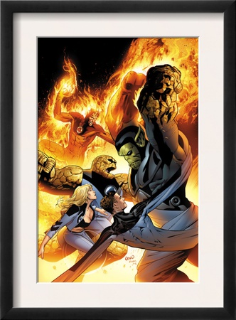 Ultimate Fantastic Four #28 Cover: Super Skrull by Greg Land Pricing Limited Edition Print image