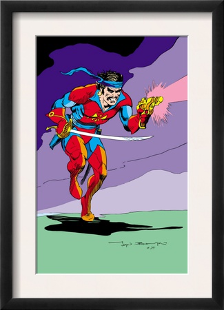 Classic X-Men #15 Cover: Corsair Fighting by John Bolton Pricing Limited Edition Print image