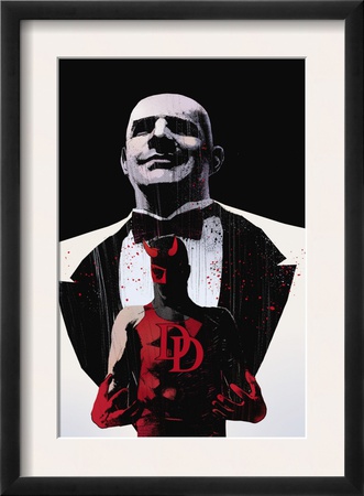 Daredevil Noir #4 Cover: Daredevil And Kingpin by Tomm Coker Pricing Limited Edition Print image