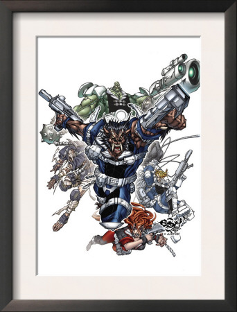 Nick Furys Howling Commandos #1 Cover: Warwolf by Eduardo Francisco Pricing Limited Edition Print image
