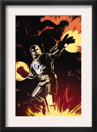 Marvel Adventures Iron Man #9 Cover: Iron Man by Tommy Lee Edwards Pricing Limited Edition Print image