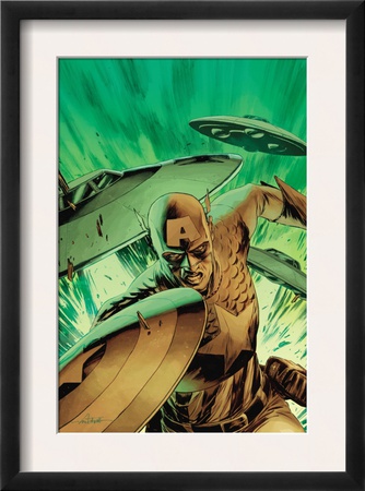 Captain America Theater Of War: Operation Zero-Point #1 Cover: Captain America by Mitchell Breitweiser Pricing Limited Edition Print image