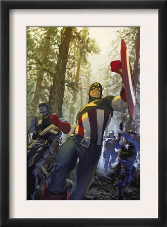 Captain America #602 Cover: Captain America by Gerald Parel Pricing Limited Edition Print image