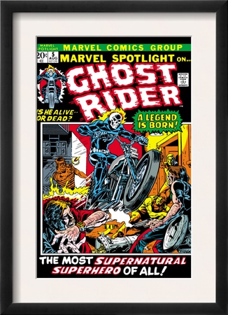 Marvel Spotlight #5 Cover: Ghost Rider by Mike Ploog Pricing Limited Edition Print image