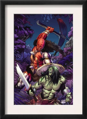 Skaar: Son Of Hulk #6 Cover: Skaar by Ron Garney Pricing Limited Edition Print image