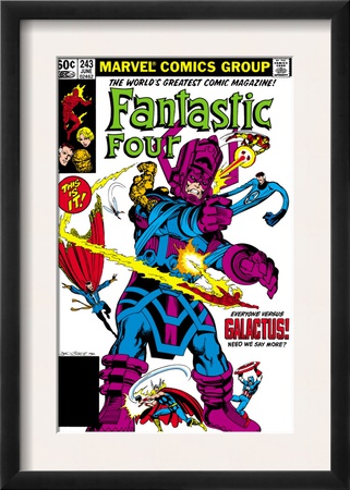 Fantastic Four #243 Cover: Galactus by John Byrne Pricing Limited Edition Print image