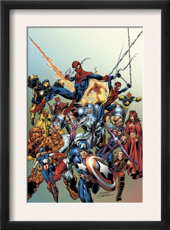 Last Hero Standing #1 Cover: Spider-Man by Scott Hanna Pricing Limited Edition Print image