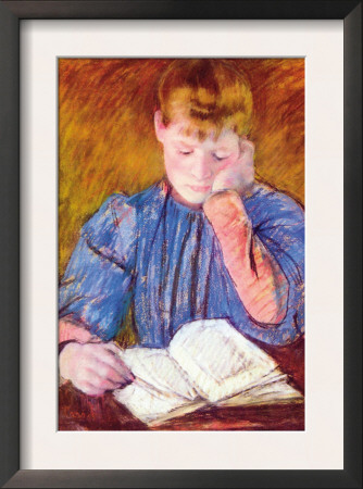 Thoughtful Reader By Cassatt by Mary Cassatt Pricing Limited Edition Print image