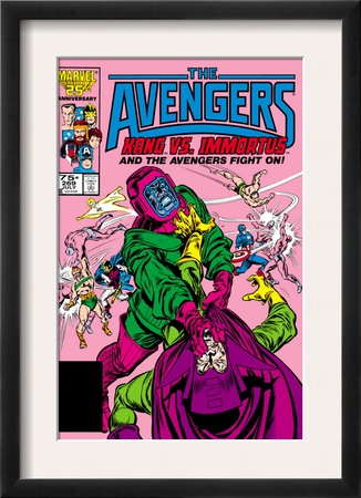 Avengers #269 Cover: Kang And Immortus Fighting by John Buscema Pricing Limited Edition Print image