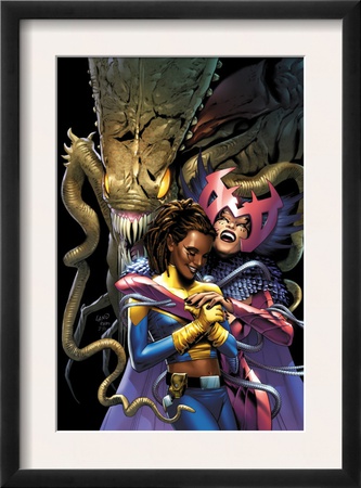 X-Men: The End V2 N4 Cover: Brood, Deathbird, Reyes And Cecelia by Chris Claremont Pricing Limited Edition Print image