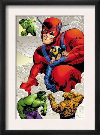 Marvel: Monsters On The Prowl #1 Group: Hulk, Thing, Giant Man And Beast by Duncan Fegredo Pricing Limited Edition Print image
