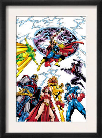 Avengers #17 Group: Captain America by Jerry Ordway Pricing Limited Edition Print image