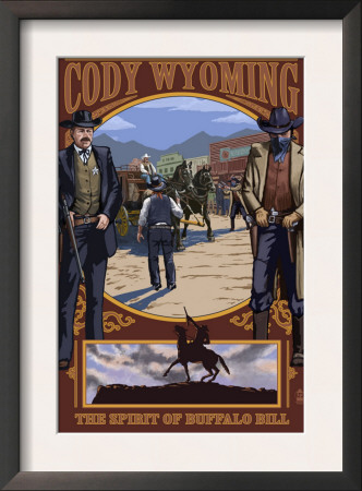 Cody, Wyoming Shootout Scene, C.2009 by Lantern Press Pricing Limited Edition Print image