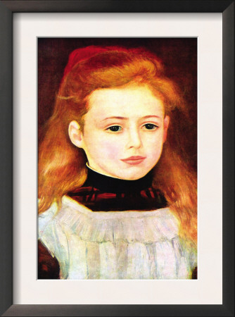 Portrait Of Lucie Bernard by Pierre-Auguste Renoir Pricing Limited Edition Print image