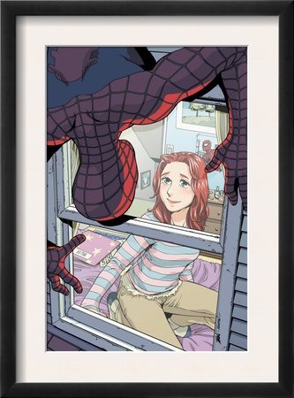 Spider-Man Loves Mary Jane #4 Cover: Spider-Man, And Mary Jane Watson by Takeshi Miyazawa Pricing Limited Edition Print image