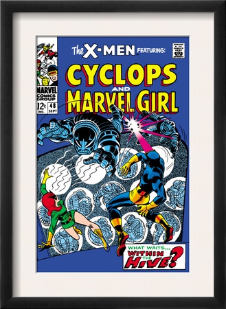 X-Men #48 Cover: Cyclops, Grey, Jean And Marvel Girl by Werner Roth Pricing Limited Edition Print image