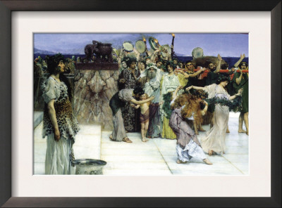 A Consecration Of Bacchus, Detail by Sir Lawrence Alma-Tadema Pricing Limited Edition Print image