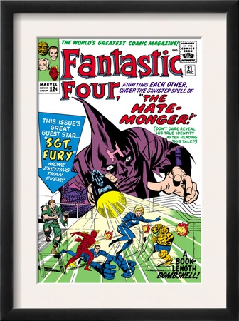 The Fantastic Four #21 Cover: Mr. Fantastic by Jack Kirby Pricing Limited Edition Print image