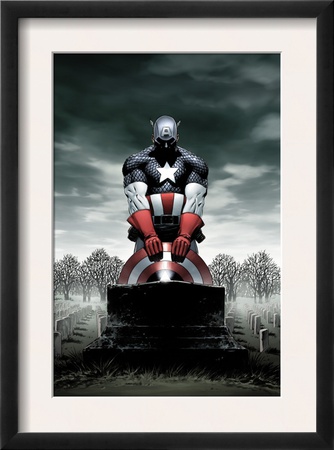 Captain America #4 Cover: Captain America by Steve Epting Pricing Limited Edition Print image