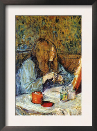 Madam Poupoule On The Toilet by Henri De Toulouse-Lautrec Pricing Limited Edition Print image