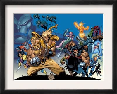 X-Men: The Complete Age Of Apocalypse Epics Cover: Sabretooth by Joe Madureira Pricing Limited Edition Print image