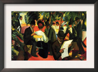 Garden Restaurant by Auguste Macke Pricing Limited Edition Print image