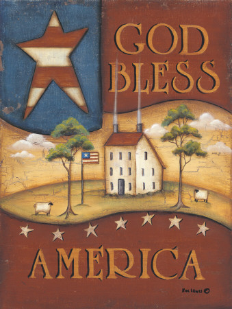 God Bless America by Kim Lewis Pricing Limited Edition Print image