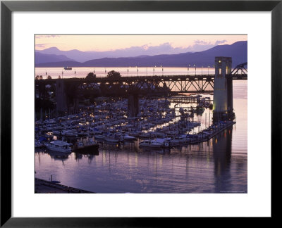 Burrard Bridge, Dusk, Vancouver, Bc, Canada by Mark Gibson Pricing Limited Edition Print image