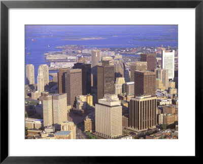 Aerial View Of Harbor And Downtown by John Coletti Pricing Limited Edition Print image