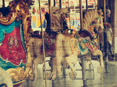Carousel #1 by Tracy Edgar Pricing Limited Edition Print image