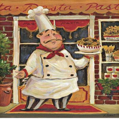 Pasta Chef by K. Tobin Pricing Limited Edition Print image