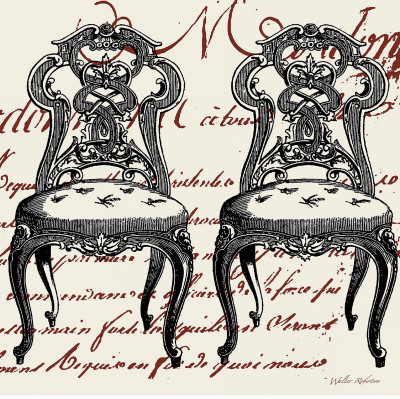 Script Chair Duo by Walter Robertson Pricing Limited Edition Print image