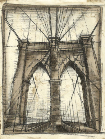 Embellished Brooklyn Bridge by Ethan Harper Pricing Limited Edition Print image