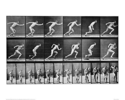 Athlete Starting On A Race by Eadweard Muybridge Pricing Limited Edition Print image